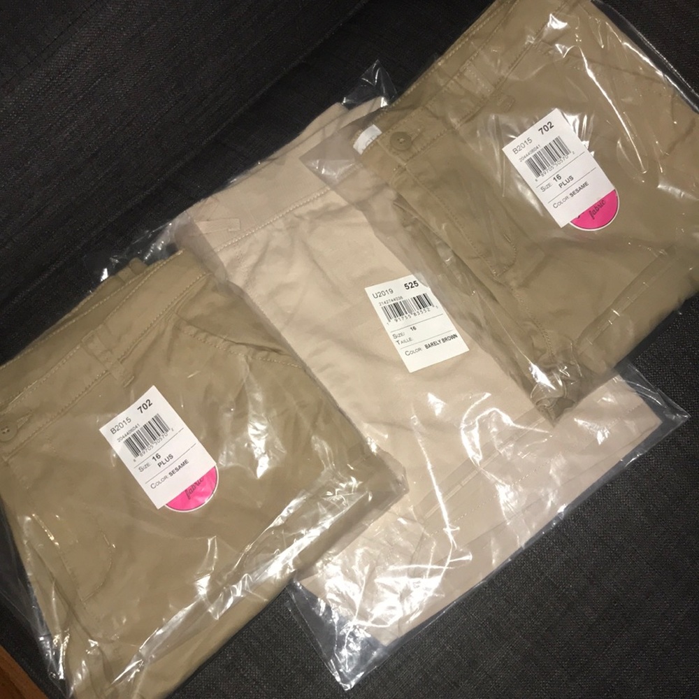 2 Uniform Pants & 1 Uniform Shorts